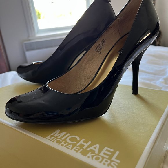 Michael Kors Patten Leather Heels - Picture 2 of 4